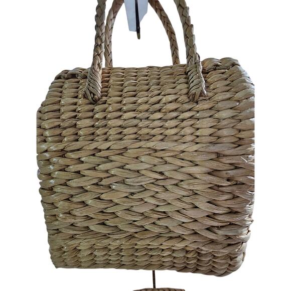 Sanjani Wicker Hand woven tote- Closet Clean Out! - Picture 4 of 5